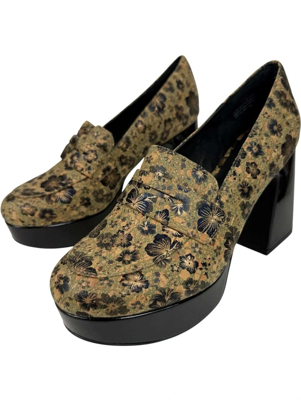 Cecelia New York Floral Pinky Platform Loafers